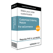 Customized Ordering Module for osCommerce