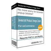Javascript Product Image Zoom for osCommerce