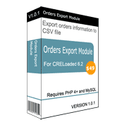 Orders Export for CRELoaded