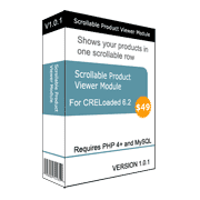 Scrollable Product Viewer Module for CRELoaded