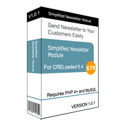 Simplified Newsletter Module for CRELoaded